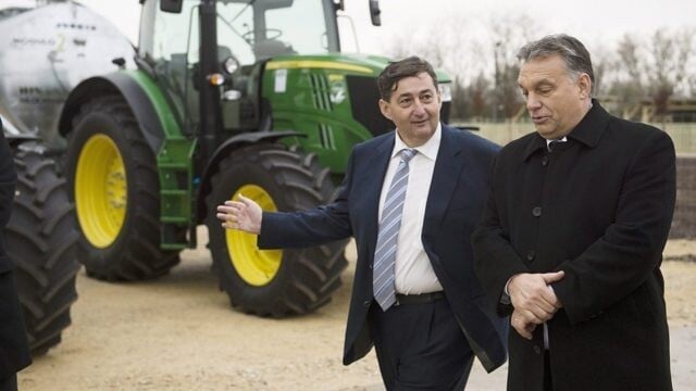 Mészáros Lőrinc Orbán Viktor kormányfővel. Fotó: kormany.hu