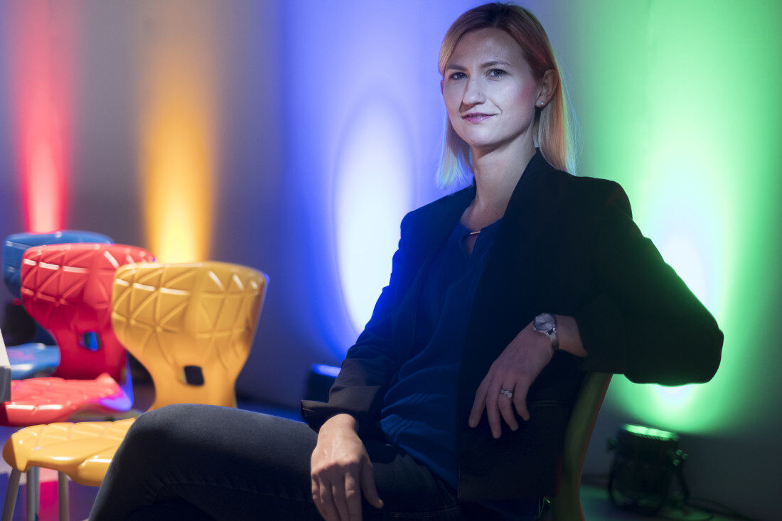 Aleksandra Krainski, a Google fejlesztői kapcsolatokért felelős vezetője a régiónkban. Fotó: The Orbital Strangers Project