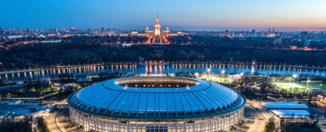 A moszkvai Luzsnyiki Stadion - itt rendezik majd a világbajnokság döntőjét. Fotó: FIFA