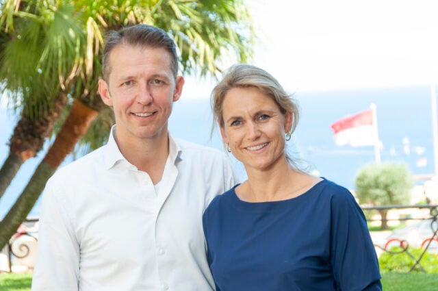 Tijn van Elderen, a Brabantia negyedik generációs CEO-ja és felesége Monacóban (Fotó: EY)