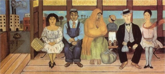 Frida Kahlo A busz című képe