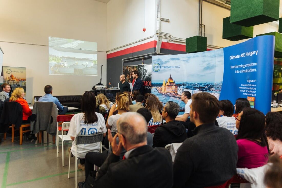 Közösségi terek és kertek a Duna felett - a Climathon Budapest 2018-as győztesének prezentációja. 