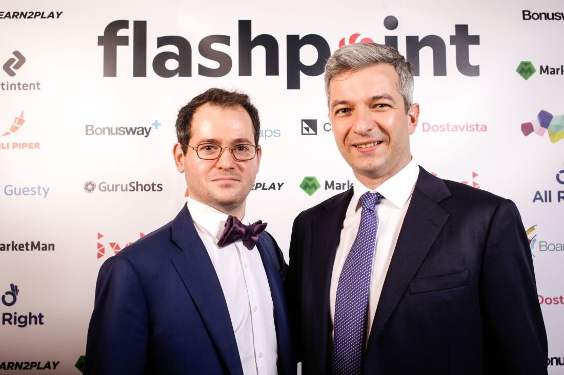 Szalontay Mihály és Alexander Konoplyasty, a Flashpoint kockázatitőke-alapkezelő partnerei. Fotó: Flashpoint