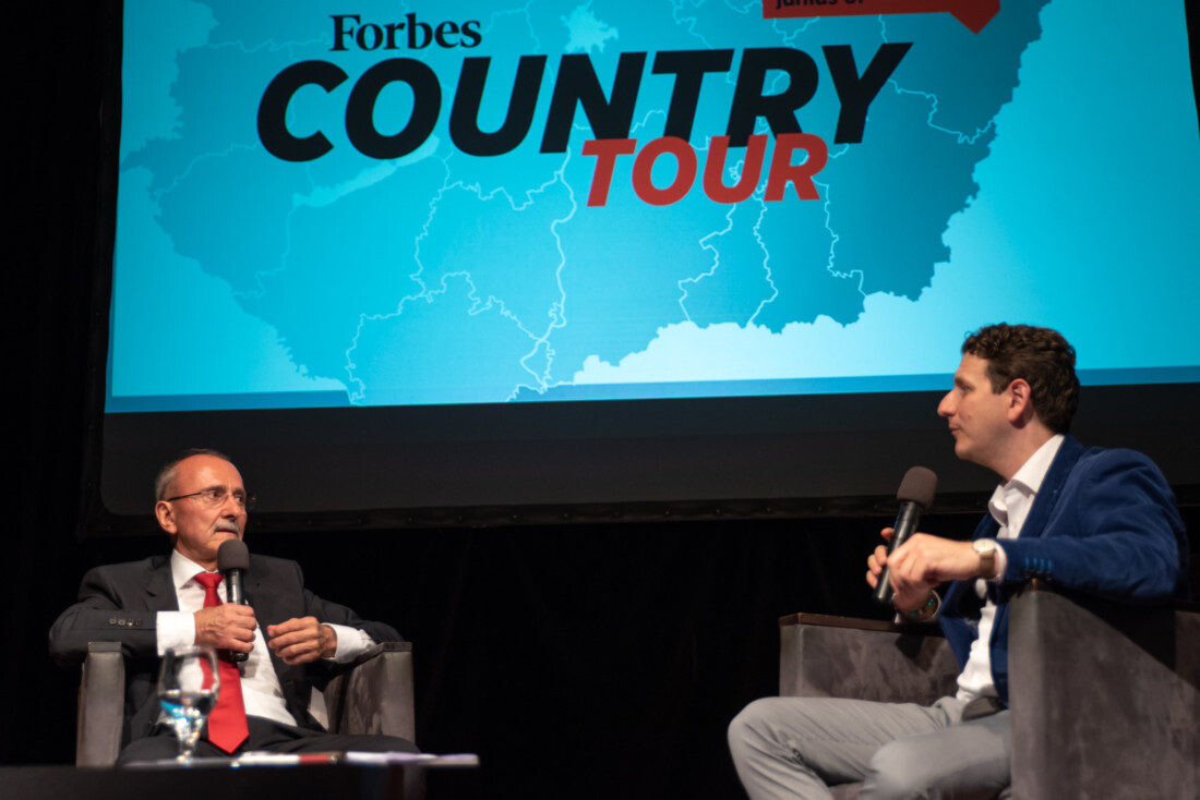 Szabó Miklós a Forbes Country Tour debreceni állomásán / Fotó: Fekete Csaba