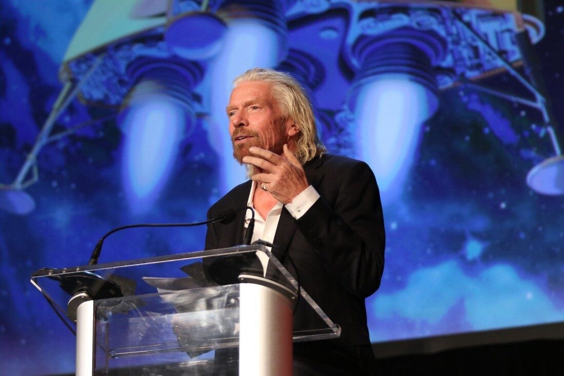 Richard Branson, a Virgin Galactic alapítója. // Fotó: Virgin Galactic Facebook