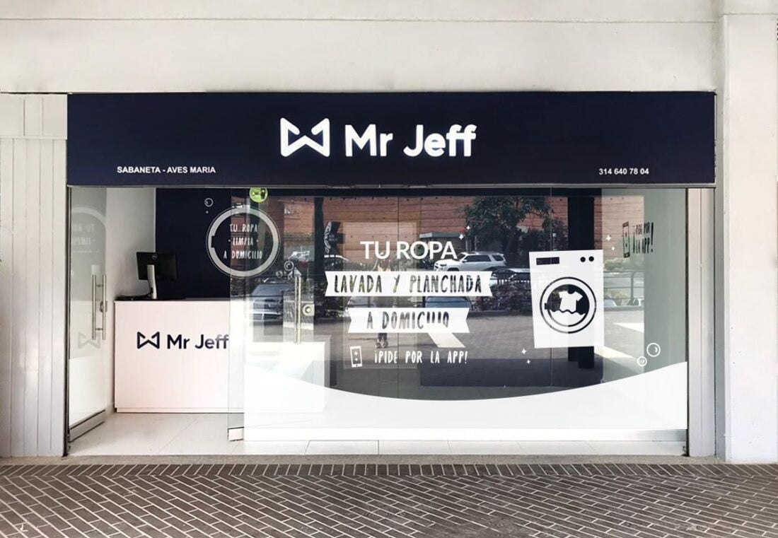 A Mr Jeff egyik mosodája a kolumbiai Medellínben - Latin-Amerika mellett Ázsiában is terjeszkednek. 