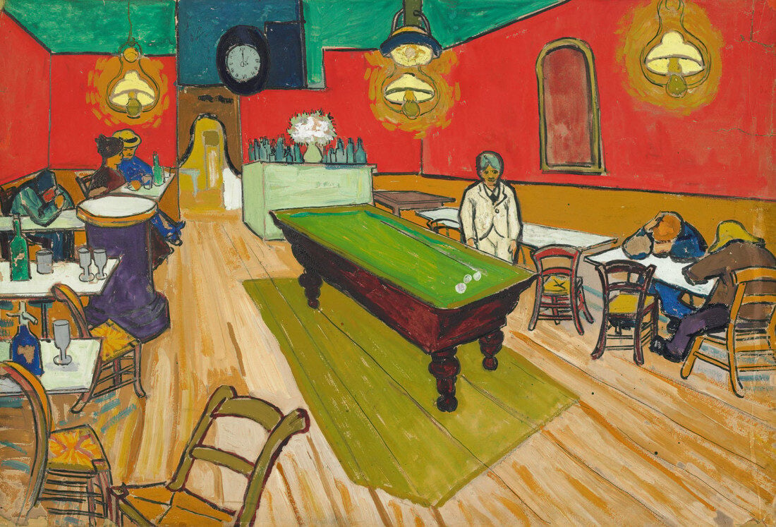Van Gogh Éjszakai kávéház Arles-ban című festménye a gyűjtemény egyik ékköve.