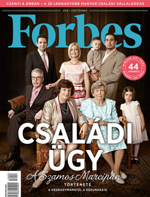 A családi ügy marad - de más felállásban. A Forbes címlapja bő négy évvel ezelőttről. 