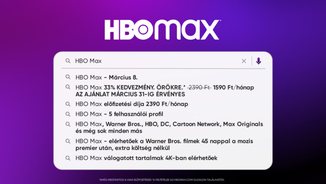 A legfontosabb infók. Fotó: HBO Magyarország